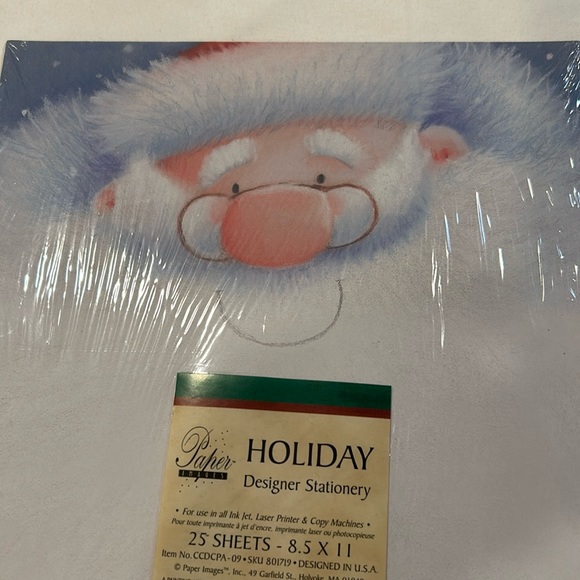 Santa And Gingerbread stationary - Picture 3 of 7